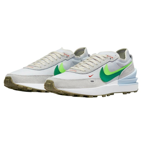 Nike Shoes - Nike Waffle One SE Double Swoosh Grey Ghost Green Women's 8.5 EUC! #DX4309-001